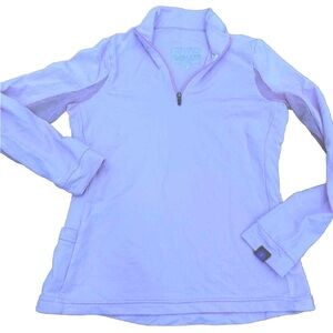 Irideon Horse Riding Shirt Girls Icefit Cooling Parasol Sun Protection Mesh Pink